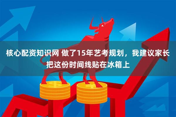 核心配资知识网 做了15年艺考规划，我建议家长把这份时间线贴在冰箱上